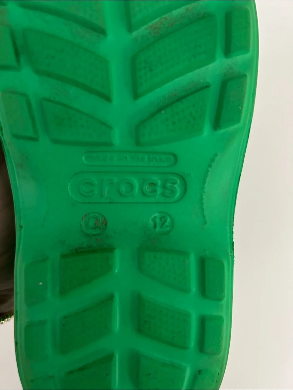Crocs Green Waterproof Pull-On Rain Boots Size 12